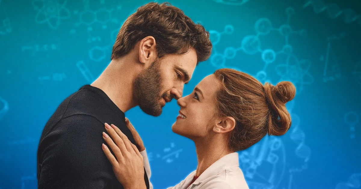 Tom Bateman as Adam in Lili Reinhart as Olive The Love Hypothesis