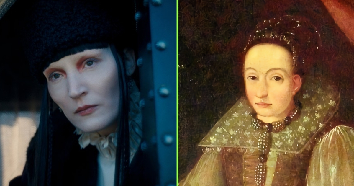 Vicky Krieps as Elizabeth Báthory and Elizabeth Báthory