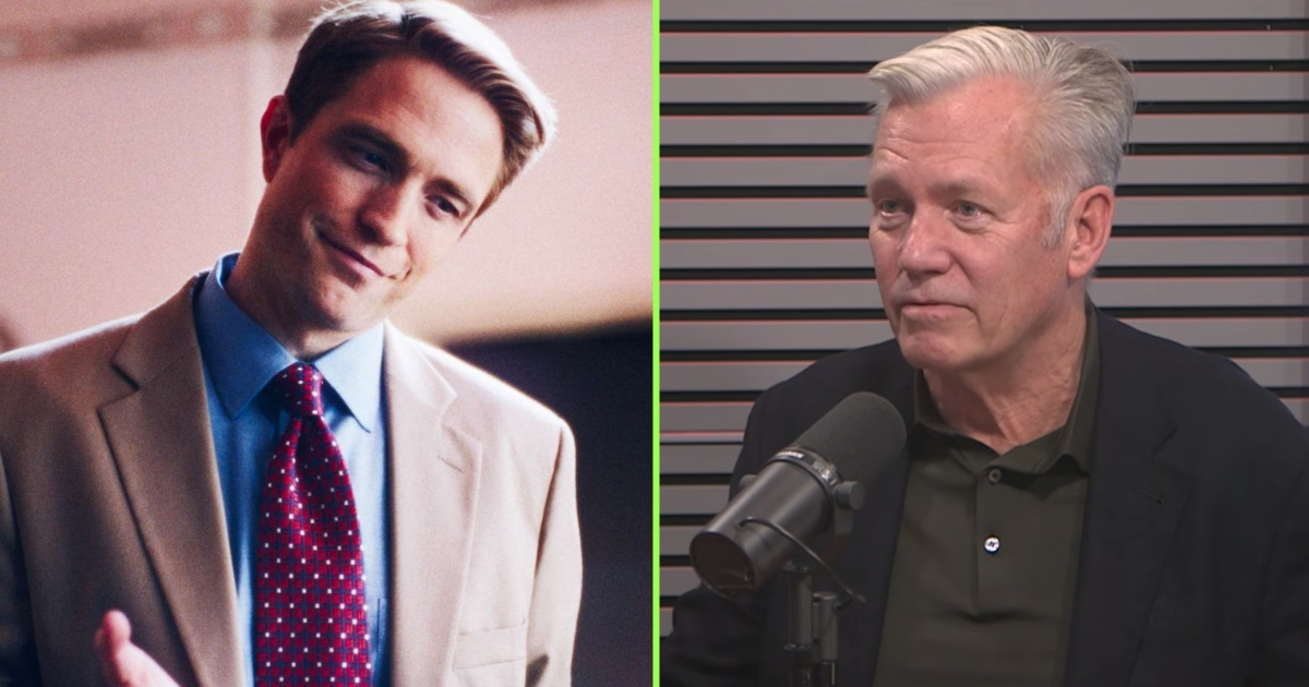 Robert Pattinson as Chris Hansen in Primetime and Chris Hansen on his podcast