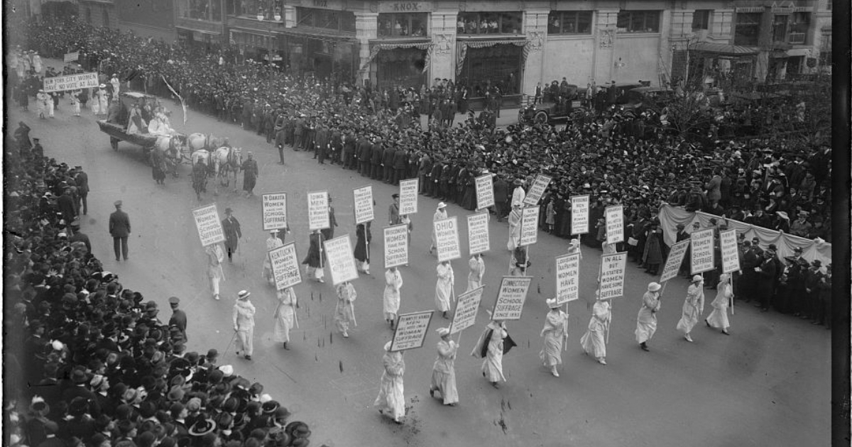 Suffragette Parade, 23 October 1915