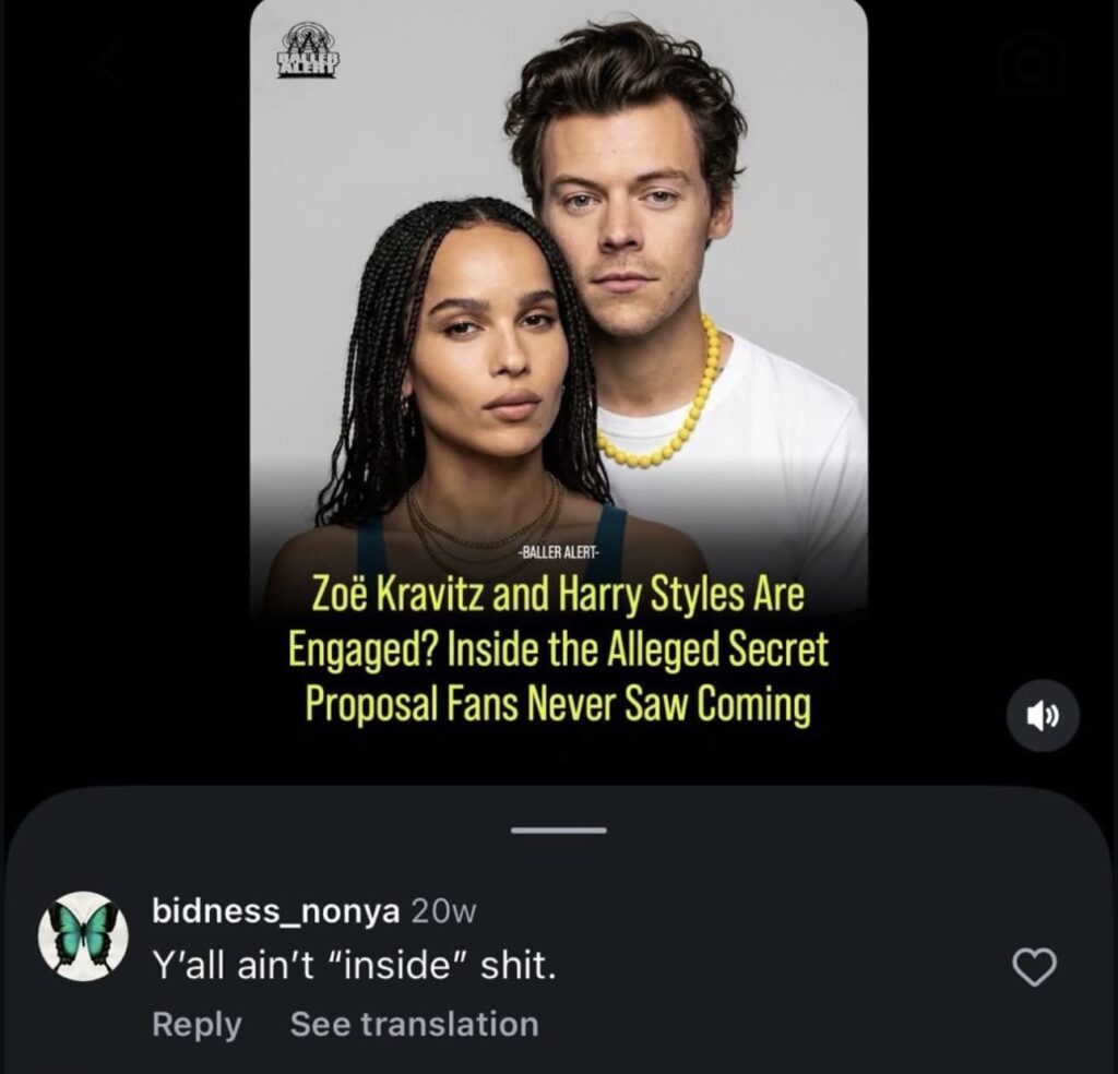 Channing Tatum’s burner account Zoë Kravitz