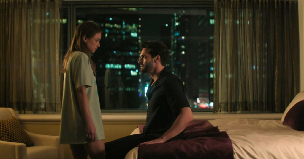 The Love Hypothesis hotel scene book