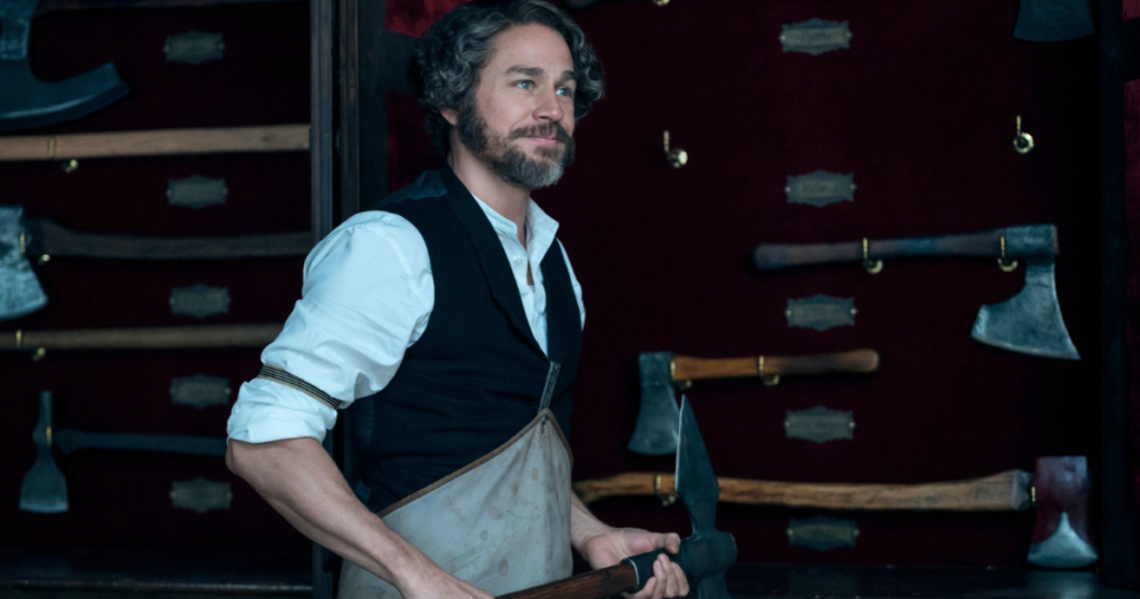 Lizzie Borden's relationship father Andrew