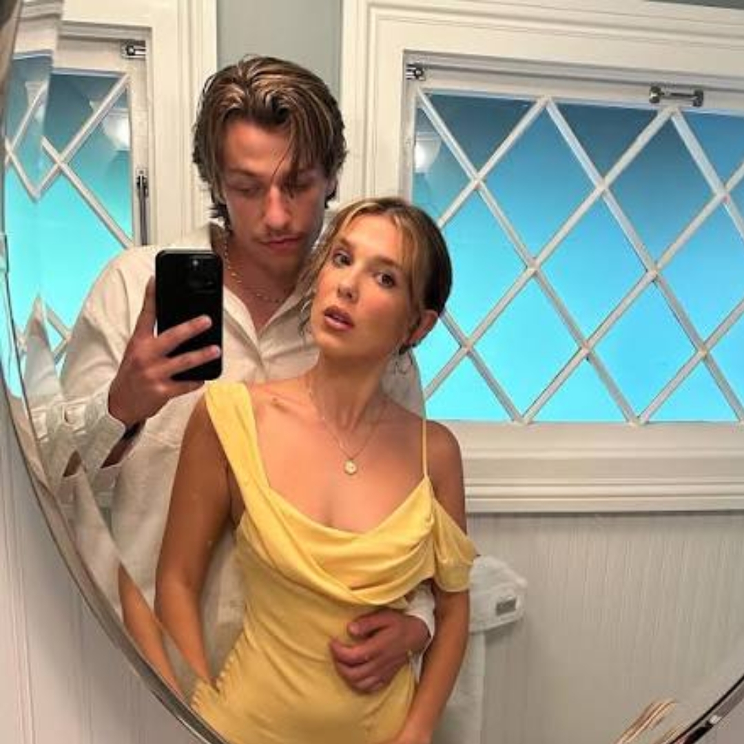 Jake Bongiovi and Millie Bobby Brown