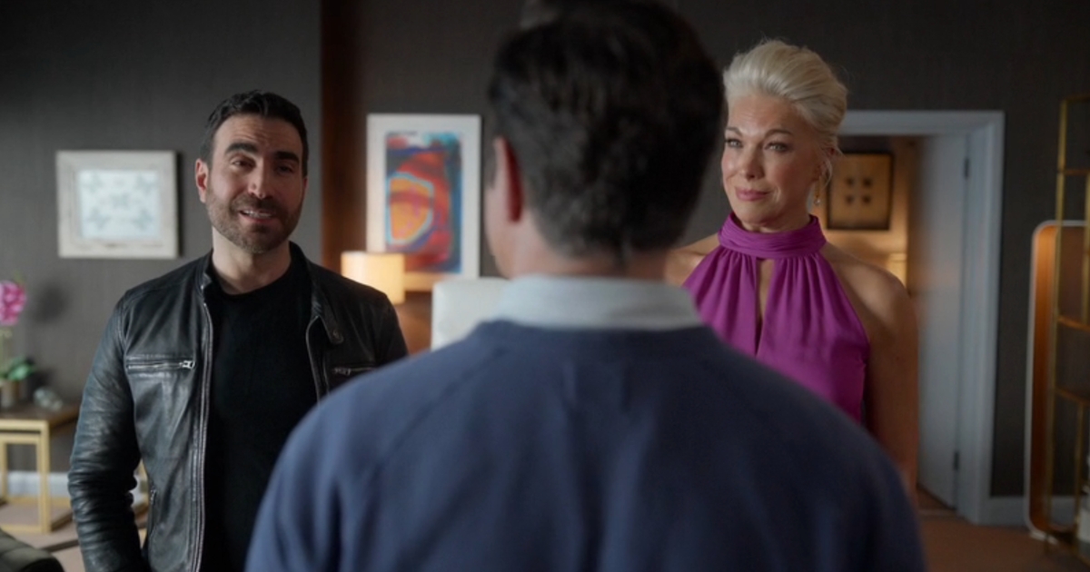 Roy, Ted and Rebecca in Ted Lasso