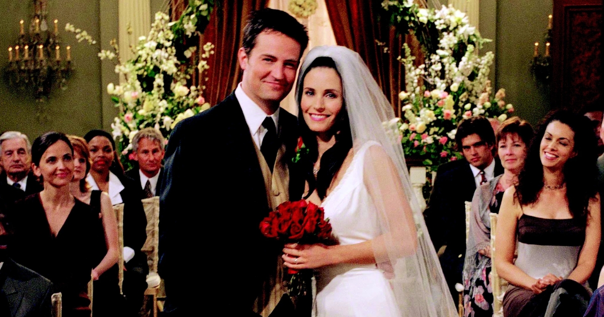 Chanler and Monica's wedding on Friends