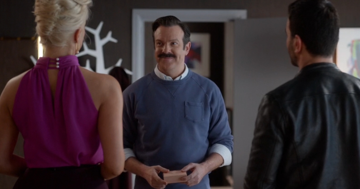 Rebecca, Ted and Roy in Ted Lasso