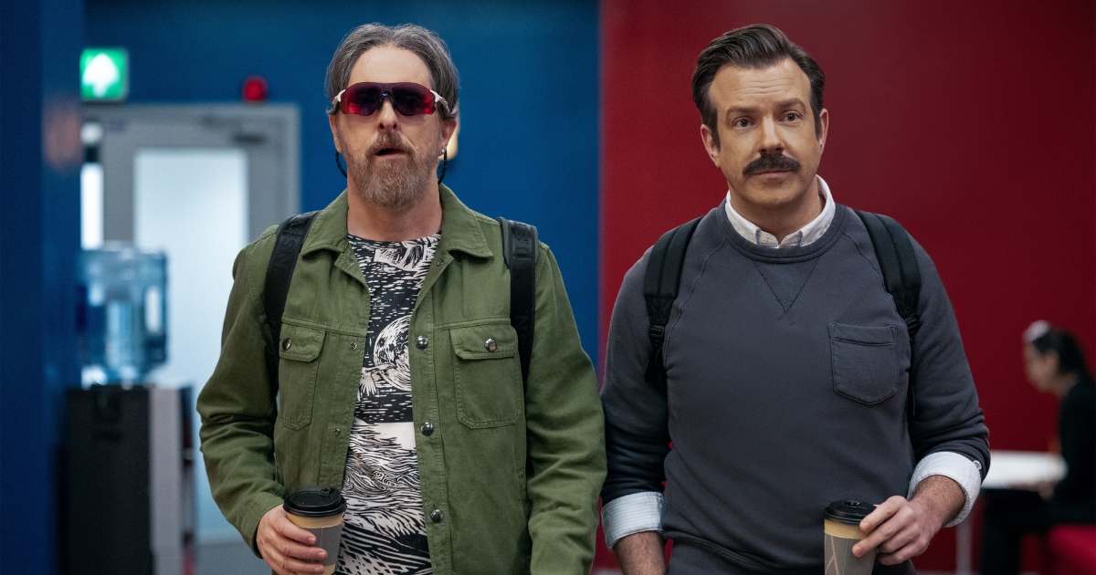 Beard and Ted in Ted Lasso