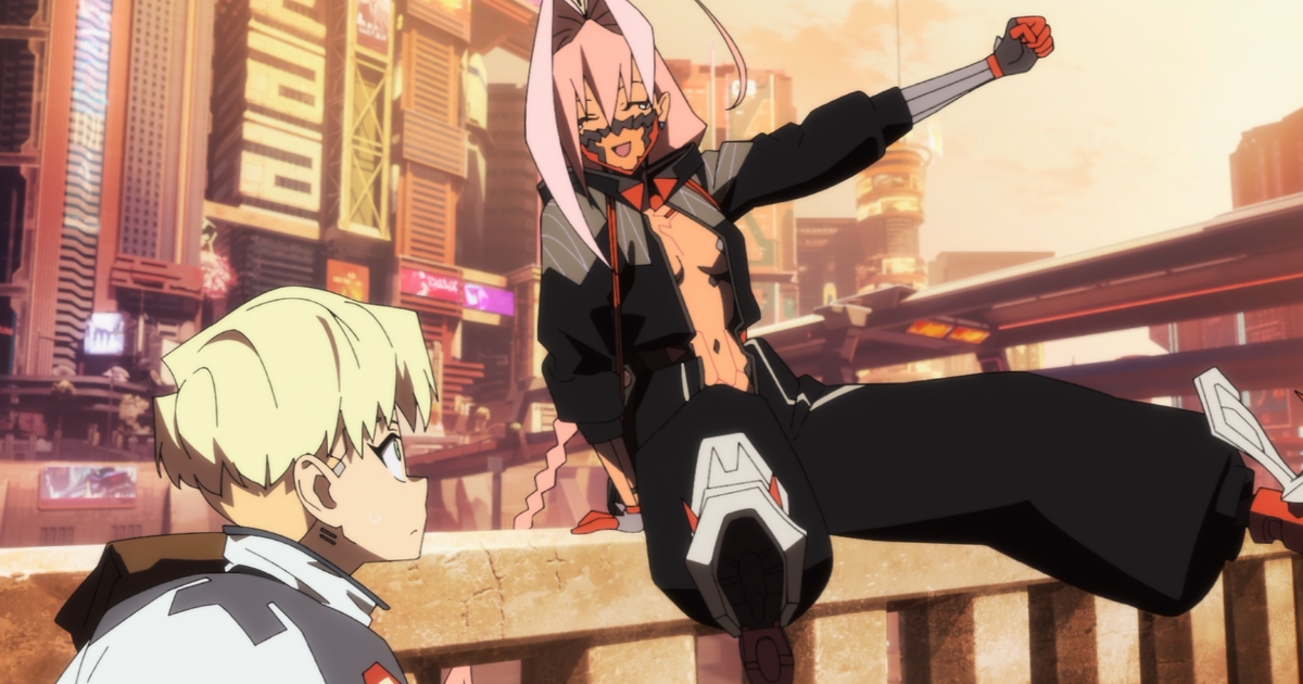 Roman and Talia in Cyberpunk: Edgerunners 2