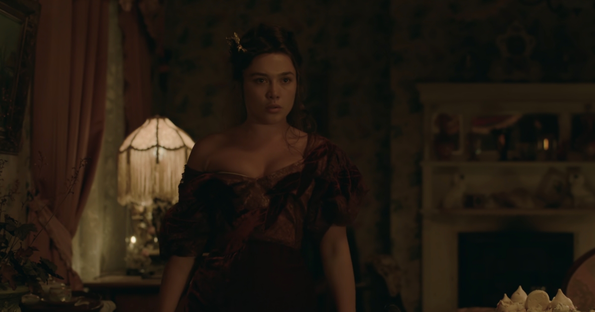 Florence Pugh as Cathy in East of Eden