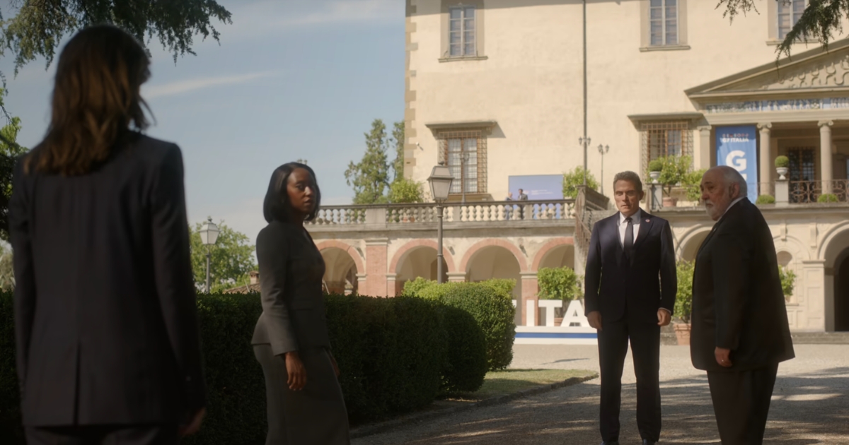 Kate, Billie, Hal and Miguel in The Diplomat