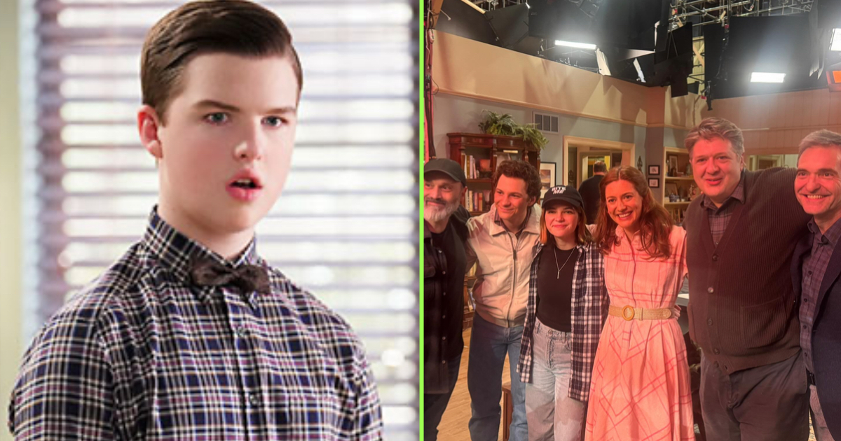 The cast of Young Sheldon