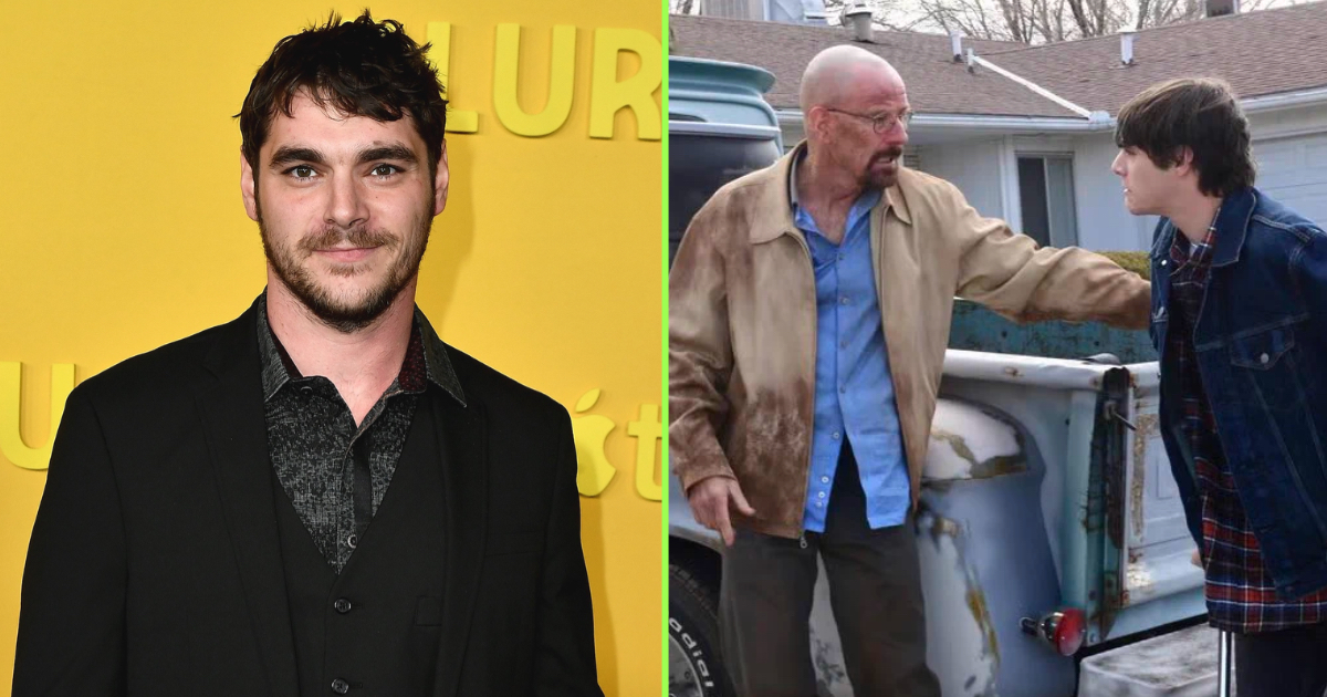 RJ Mitte and Bryan Cranston and RJ Mitte in Breaking Bad