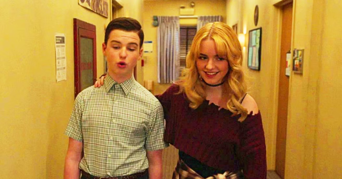 Iain Armitage and Mckenna Grace in Young Sheldon