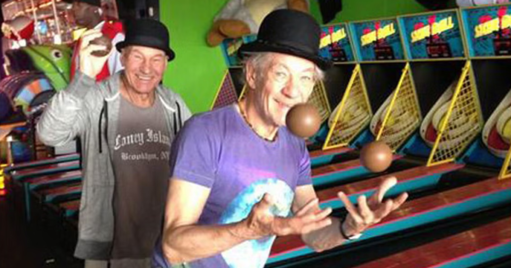 Patrick Stewart Ian McKellen