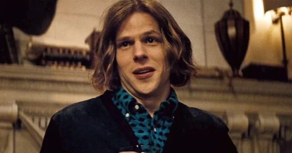 Jesse Eisenberg roles razzie