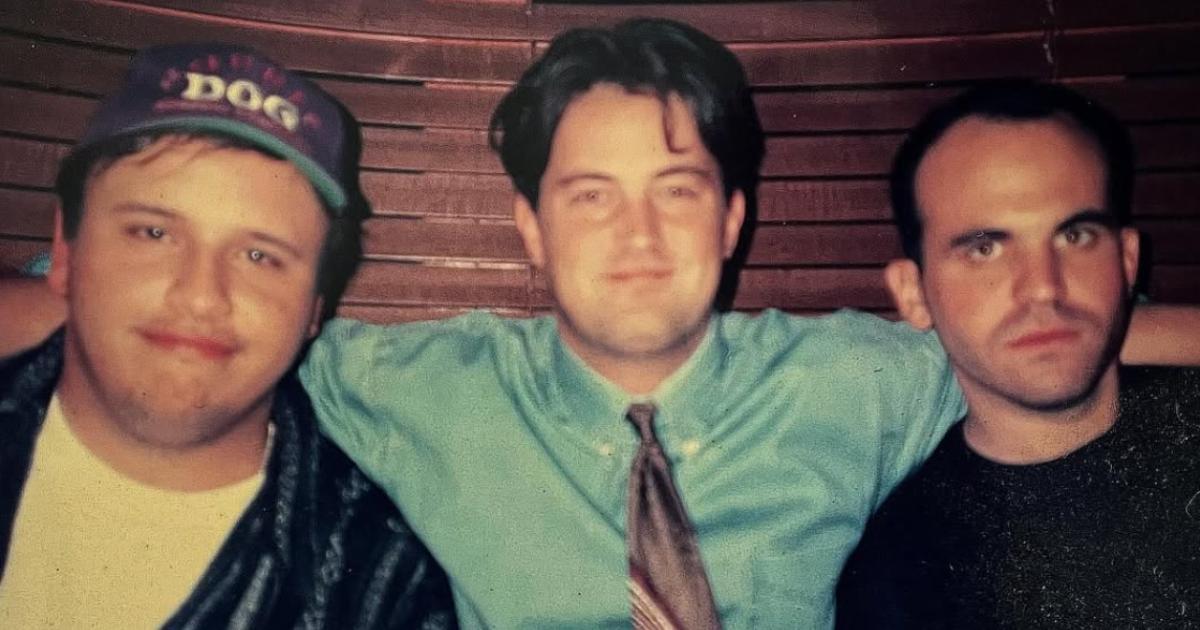 Where friends Matthew Perry David Roger